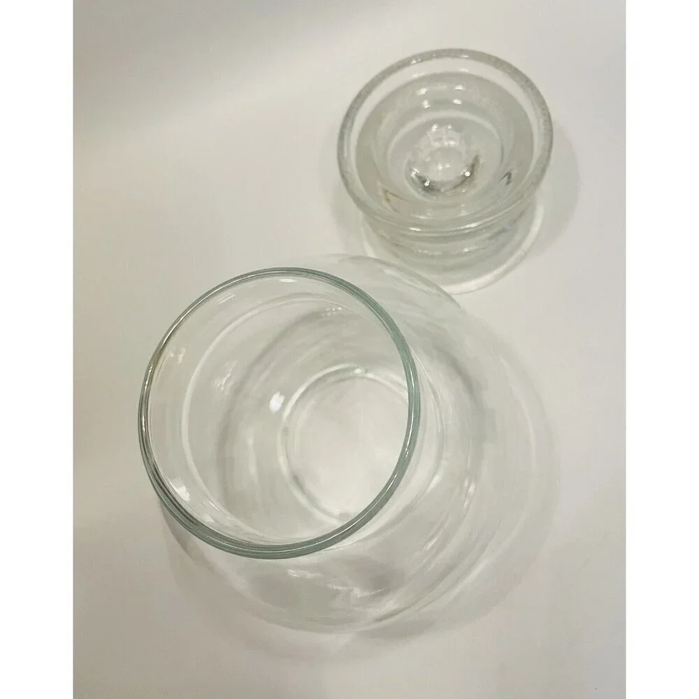 Anchor Hocking Hurricane Candle Holder 8” Taper Pillar Glass Clear Lantern